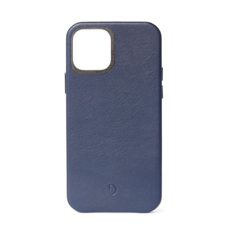 Coque en cuir bleu pour iPhone 12 Mini