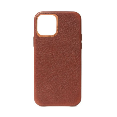 Coque en Cuir Marron pour iPhone 12 Mini