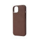 Coque en cuir iPhone 13 Marron avec MagSafe