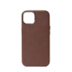 Coque en cuir iPhone 13 Marron avec MagSafe