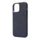 Coque en Cuir Bleu pour iPhone 13 Pro Max