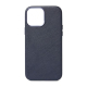 Coque en Cuir Bleu pour iPhone 13 Pro Max