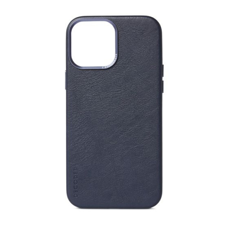 Coque en Cuir Bleu pour iPhone 13 Pro Max