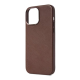 Coque en cuir marron pour iPhone 13 Pro Max