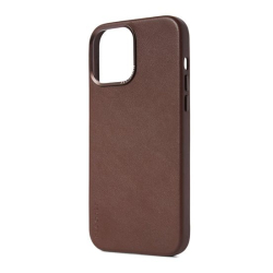 Coque en cuir marron pour iPhone 13 Pro Max