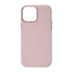 Coque en Cuir Rose pour iPhone 13 Pro Max