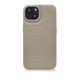 Coque MagSafe en cuir iPhone 14 Plus Beige