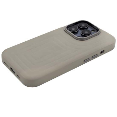 Beige Leather MagSafe Case for iPhone 14 Pro