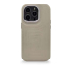 Coque MagSafe en cuir iPhone 14 Pro Beige