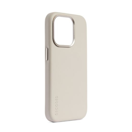 Coque MagSafe en cuir pour iPhone 15 couleur Argile