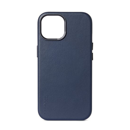 iPhone 15 Navy Leather MagSafe Case