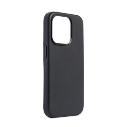 Black Leather MagSafe Case for iPhone 15