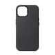 Coque MagSafe en Cuir Noir pour iPhone 15