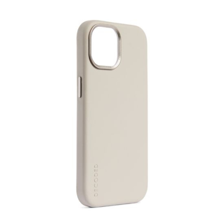 Coque MagSafe en cuir iPhone 15 Plus Clay