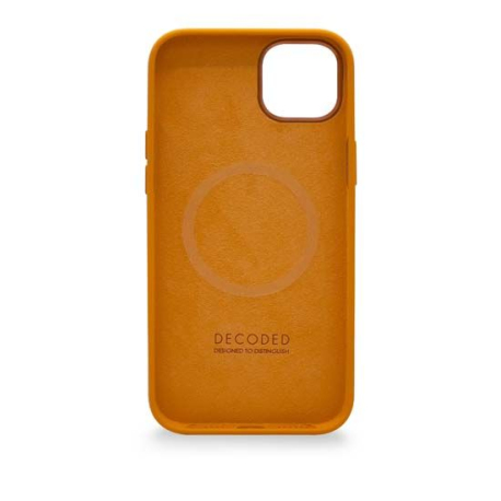 Coque en Silicone Antimicrobienne MagSafe pour iPhone 14 - Abricot