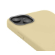 Coque en Silicone Antimicrobienne MagSafe pour iPhone 14 - Beige