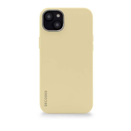 Coque en Silicone Antimicrobienne MagSafe pour iPhone 14 - Beige