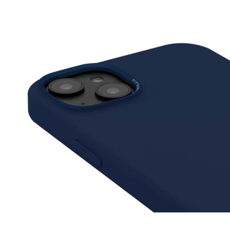 Coque MagSafe Silicone Antimicrobienne pour iPhone 14 Plus, Bleue