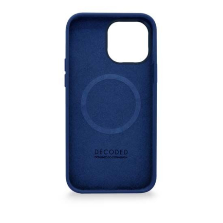 Coque MagSafe Silicone Antimicrobienne pour iPhone 14 Pro - Bleu