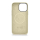 Coque MagSafe Silicone Antimicrobienne pour iPhone 14 Pro Max - Beige