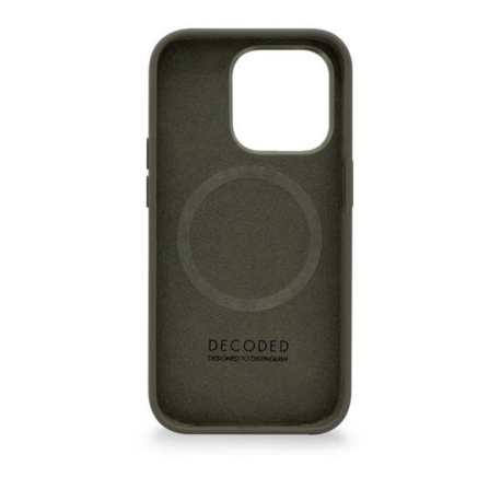 Coque Antimicrobienne en Silicone MagSafe pour iPhone 14 Pro - Olive