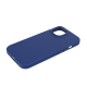 Coque MagSafe Silicone Antimicrobienne iPhone 15 - Bleu