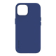 Coque MagSafe Silicone Antimicrobienne iPhone 15 - Bleu