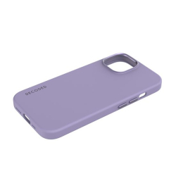 Antimicrobial Silicone MagSafe Case for iPhone 15 in Lavender