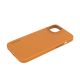 Antimicrobial Silicone MagSafe Case for iPhone 15 Plus - Apricot