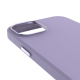 Antimicrobial Silicone MagSafe Case for iPhone 15 Plus in Lavender