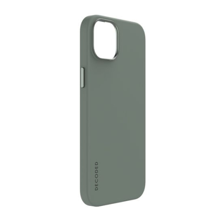 Coque MagSafe Silicone Antimicrobienne iPhone 15 Plus Verte