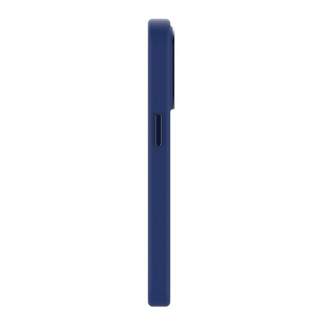 Coque Antimicrobienne en Silicone MagSafe pour iPhone 15 Pro - Bleu