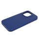 Coque Antimicrobienne en Silicone MagSafe pour iPhone 15 Pro - Bleu