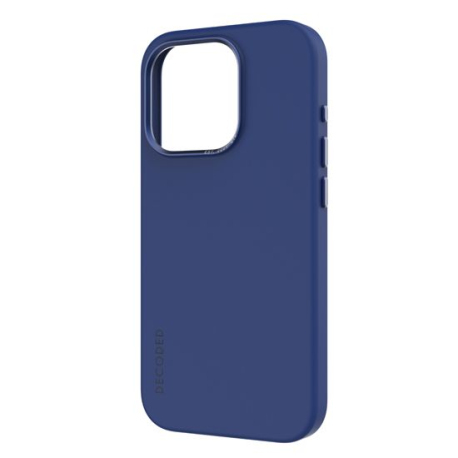 Coque Antimicrobienne en Silicone MagSafe pour iPhone 15 Pro - Bleu