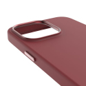 Coque Antimicrobienne en Silicone MagSafe pour iPhone 15 Pro Max - Rouge