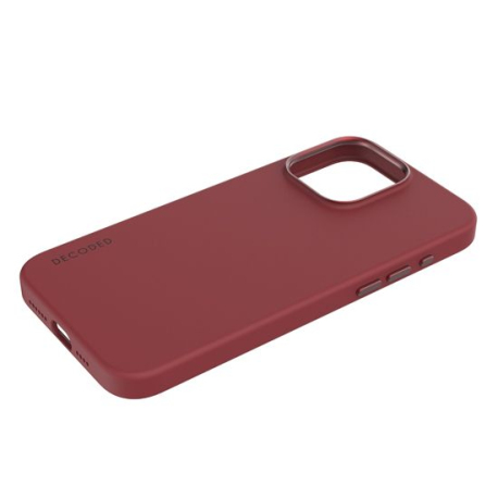 Coque Antimicrobienne en Silicone MagSafe pour iPhone 15 Pro Max - Rouge