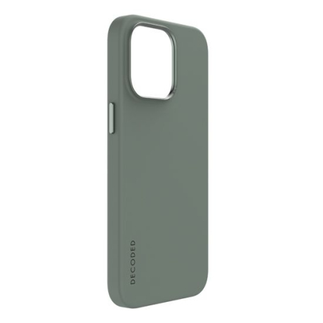 Coque Antimicrobienne en Silicone MagSafe pour iPhone 15 Pro Max - Vert