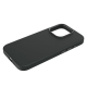 Coque MagSafe Silicone Antimicrobienne iPhone 15 Pro - Noir