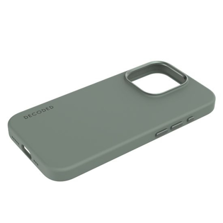 Antimicrobial Silicone MagSafe Case for iPhone 15 Pro - Green