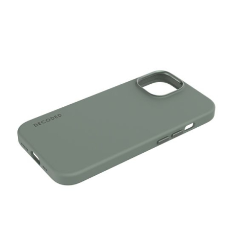 Coque MagSafe Silicone Antimicrobienne pour iPhone 15 – Vert