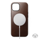 Coque Modern Cuir Horween iPhone 15 Marron