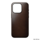 Coque Modern Cuir Horween iPhone 15 Pro - Marron