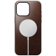 Coque en Cuir Horween Moderne pour iPhone 15 Pro Max Marron