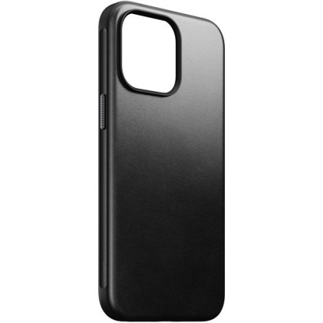 Coque en Cuir Horween pour iPhone 15 Pro Max - Noir