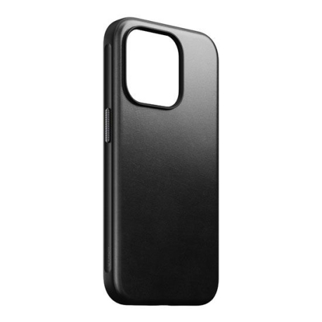 Modern Horween Leather Case for iPhone 15 Pro - Black