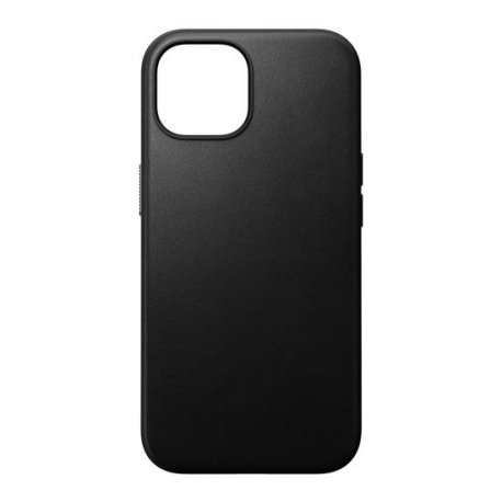 Modern Leather Case for iPhone 15 Black