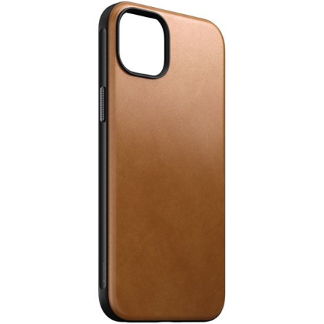 Modern Leather Case for iPhone 15 Plus - English Tan