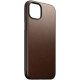 Coque en Cuir Moderne pour iPhone 15 Plus - Marron