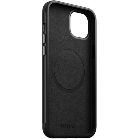 Coque en Cuir Moderne pour iPhone 15 Plus Plus Noir