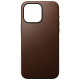 Modern Leather Case for iPhone 15 Pro Max - Brown